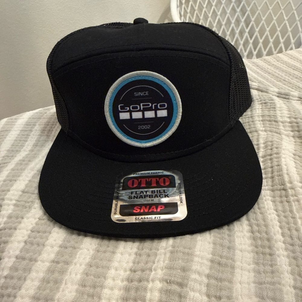 GoPro Black Hat with Blue Ring Logo